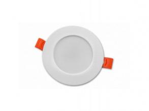 LED panel , 12W , süllyesztett , kerek , természetes fehér, IP44 , Marlon