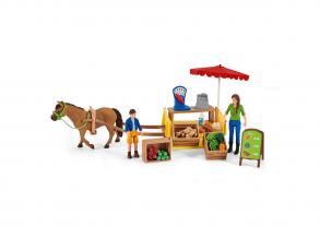 Schleich 42528 Mobil piaci stand