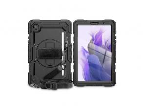Haffner FN0280 Solid Galaxy Tab A7 Lite 360 fokos védelem ütésálló védőtok 4H kijelzővédő üveggel