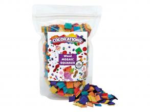 Colorations - fa mozaik négyzetek, 1000 darab.