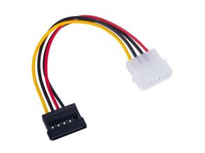 Akyga AK-CA-17 15cm MOLEX apa - SATA anya kábel
