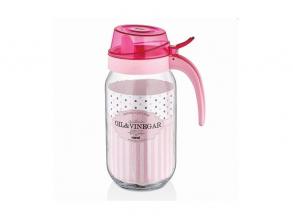 IRIS Vintage olajos üveg palack 1.000ml, rózsaszín vagy menta színű HN-1602