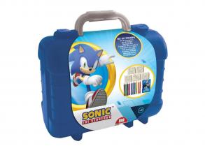 Sonic kifestő és bélyegzőkészlet, utazó kiadás