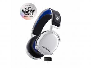SteelSeries Arctis 7P+ PS5 fehér vezeték nélküli gamer headset