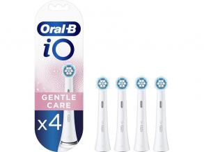 Oral-B iO Gentle Care fehér 4 db-os elektromos fogkefe pótfej szett