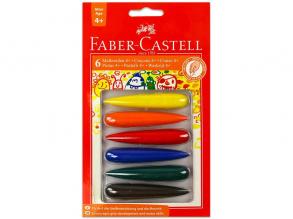 Faber-Castell ergonomikus formájú zsírkréta - 6 db