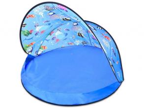 Strand sátor UV védelemmel - kék