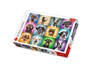Trefl: vicces kutyák 1000 darabos puzzle