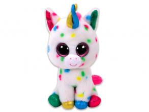 TY Beanie Boos: Harmonie pöttyös unkornis plüssfigura - 15 cm