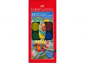 Faber-Castell vízfesték készlet ecsettel - 12 db-os