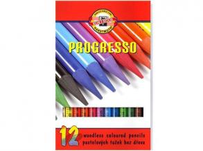 Koh-I-Noor famentes színes ceruza készlet - 12 db-os