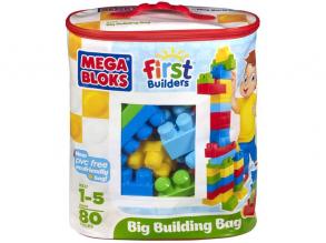 Mega Bloks - 80 db építőkocka táskában - Mega Bloks