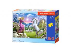 A hercegnő és az unikornis 180 darabos puzzle