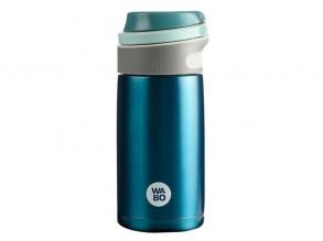 Wabo acél fedeles 350ml kék termosz