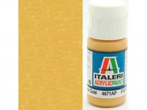 Italeri Metal Gloss Gold (4671AP) - Metál fényes arany makett festék 20ml