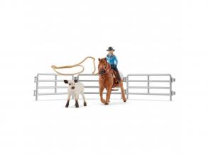 Schleich 42577 Cowboy szórakozás lasszóval