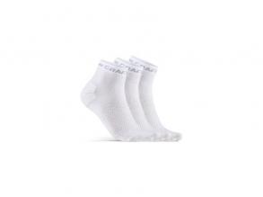 Core Dry Mid 3 pár Craft unisex fehér színű zokni