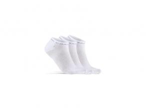 Core Dry Shafless 3 Pár Craft unisex fehér színű zokni