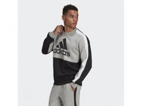 M Cb Swt Adidas férfi szürke/fekete színű Core pulóver