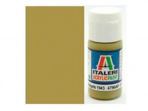Italeri Flat Panzer Dunkelgelb 1943 (4796AP)  Matt páncélos sötétsárga makett festék 20ml
