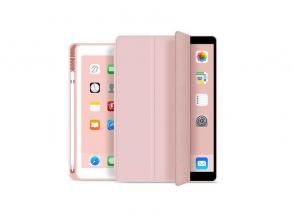 Haffner FN0336 Apple iPad Air 4/Air 5 10.9 on/off funkcióval, Pencil tartóval - pink védőtok
