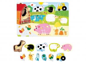 Banana Panda  Találd ki puzzle: farm  20 darabos.