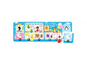 Banana Panda  Match-the-Puzzle Food Truck büfékocsi  23 darabos.