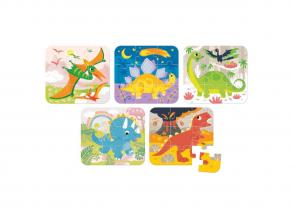 Banana Panda  Puzzle útközbenre: dinoszauruszok  16 darabos.