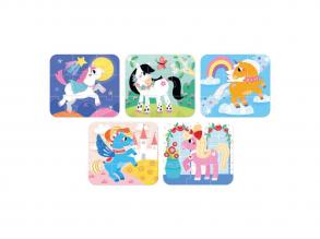 Banana Panda  Puzzle útközbenre: pónik  16 darabos.