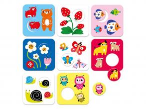 Banana Panda  Kontrasztos puzzle Találd meg az egyformát  8 darabos.