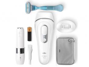 Braun Silk-expert IPL PL3129 fehér-ezüst villanófényes szőrtelenítő