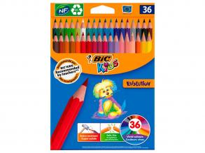 BIC Kids Ecolution Evolution színes ceruzák, 36db.
