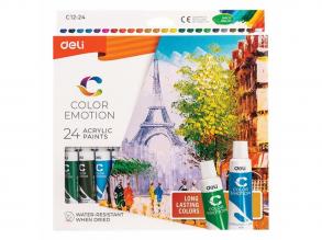 Deli Color Emotion (gouache) 12ml 24db/csomag tempera készlet