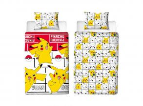 Pikachu egyszemélyes ágyneműhuzat