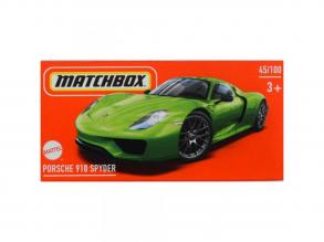Matchbox: Papírdobozos Porsche 918 Spyder kisautó modell 1/64 - Mattel
