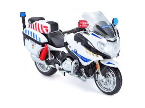 Bburago rendőrmotor 1:18 - kék, fehér