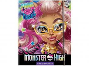 Monster High: Sminkelő és színező foglalkoztató füzet 44 oldalas - Lisciani