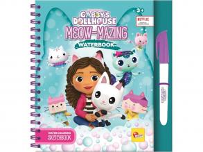 Gabi babaháza Meow-Mazing vízzel festhető színezőkönyv - Lisciani