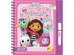 Gabi babaháza Gabdorable vízzel festhető színezőkönyv - Lisciani