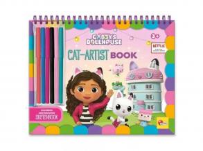 Gabi babaháza Cat-Artist színező könyv - Lisciani