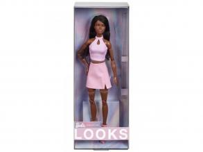 Barbie: Pasztell Kollekció - Rózsaszín ruhában - Mattel