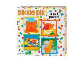Dikkie Dik 4 az 1-ben puzzle