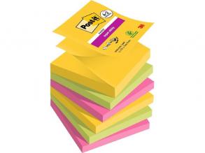 Post-it Super Sticky Carnival 76x76mm 90lapos 4+2db vegyes Z-jegyzettömb