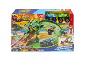 Hot Wheels Monster Trucks: Sárkányfutam pályaszett - Mattel