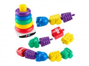 Fisher Price Rakásoló Torony és Kattogó Gyöngyök