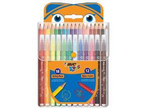 BIC Kids színkészlet, 30 db.