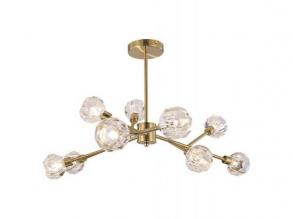 Kassia, mennyezeti lámpa, G9 9X MAX 5W, arany