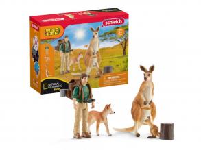 Schleich: Wild Life - Kenguru kaland figura szett (42550)