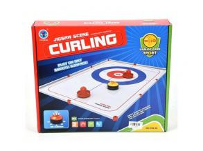 Asztali curling szett pályával