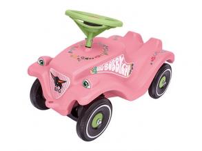 Rózsaszín BIG Bobby Car virágos mintával